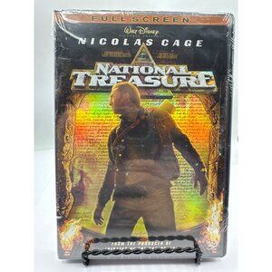 National Treasure DVD New Sealed Walt Disney Nicolas Cage PG Bonus Material